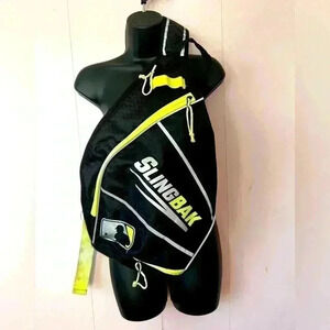 Franklin Sports MLB Slingbak Compact Baseball Bag Youth and T-Ball Equipment Bag